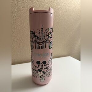 New Disneyland Starbucks Stainless Steel Water Bottle 16 oz
